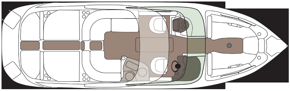 Rinker 276 Captiva BR Plano Exterior