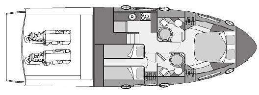 Rodman Spirit 42 Coupe Cubierta Inferior