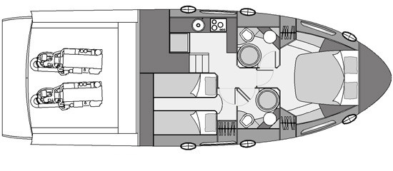 Rodman Spirit 42 Fly Ponte Inferiore