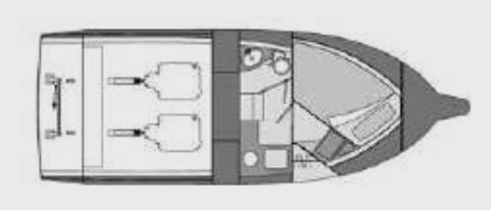 Rodman 870 Нижняя Палуба