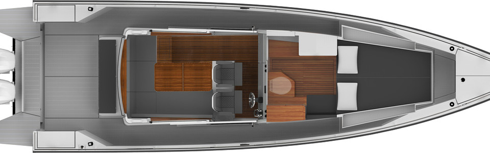 Axopar 37 SC Lower Deck