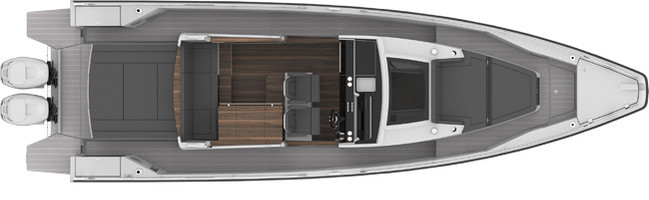Axopar 37 Cabin Main Deck