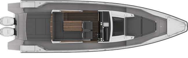 Axopar 37 Cabin Ponte Principale 2