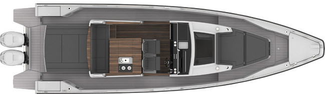 Axopar 37 Cabin Pont Principal 3