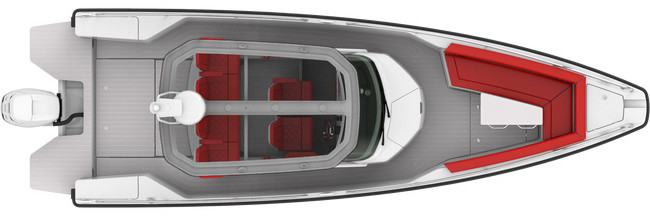 Axopar 28 T-Top Plano Exterior