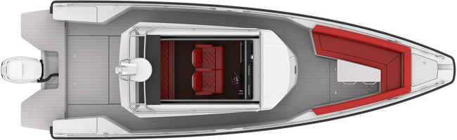 Axopar 28 Cabin Plano Exterior