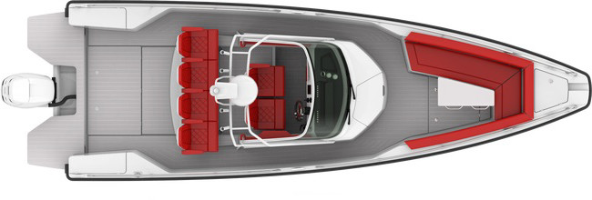 Axopar 28 Open Ponte Principale (Opzionale 2)