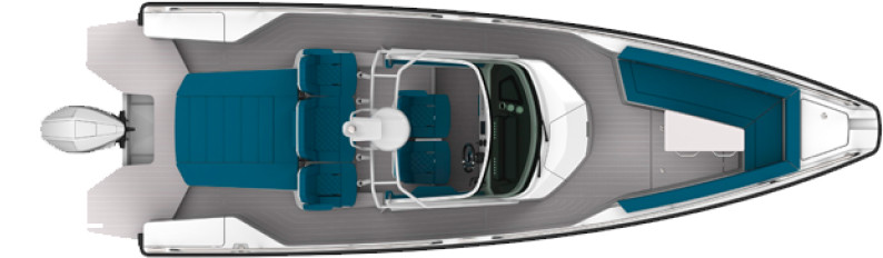 Axopar 28 Open Ponte Principale (Opzionale)