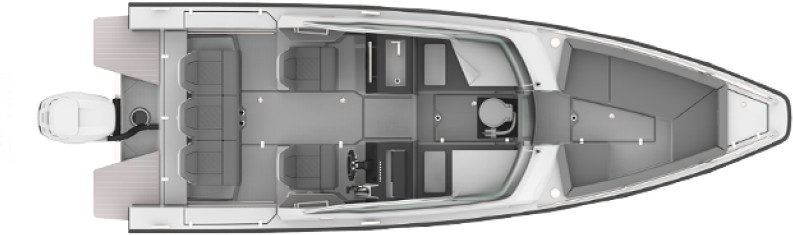Axopar 24 HT Pont Inférieur
