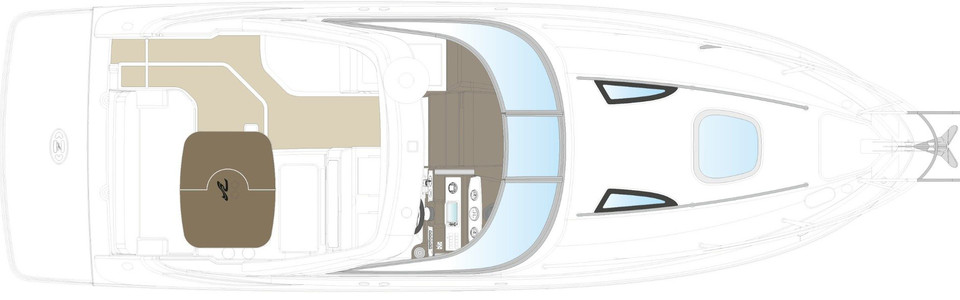 Sea Ray 265 Sundancer Cubierta Principal