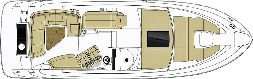 Sea Ray Sundancer 350 Coupe Ponte Principale