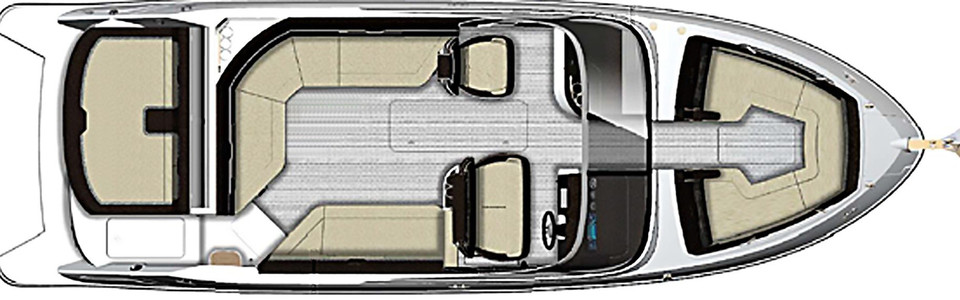 Sea Ray 280 SLX Pont Principal