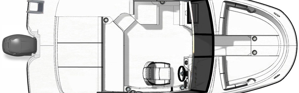 Sea Ray SPX 190 OB Außenplan 2