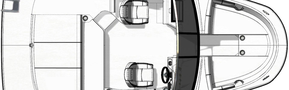 Sea Ray SPX 190 Вид Сверху