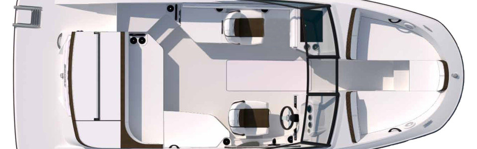 Sea Ray SPX 210 Außenplan