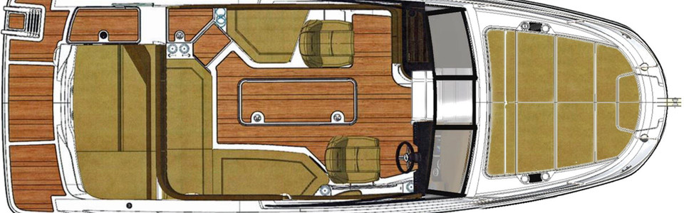Sea Ray Sun Sport 230 Main Deck
