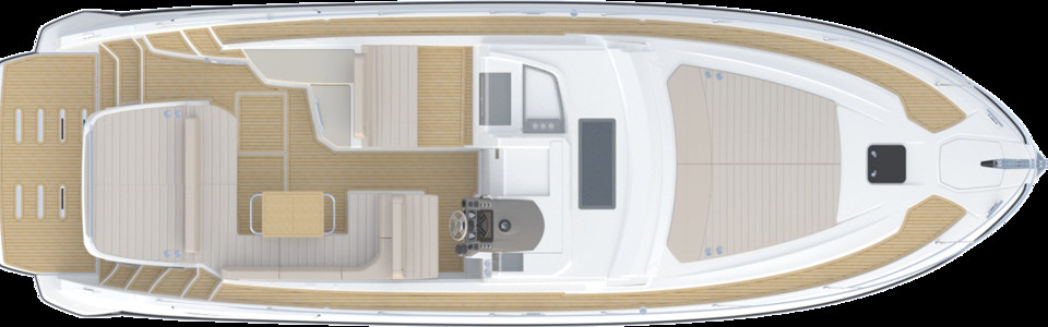 Azimut Atlantis 43 Cubierta Principal