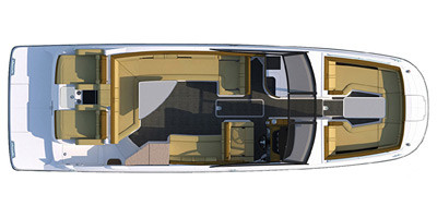 Sea Ray 290 SUNDECK Plano Exterior
