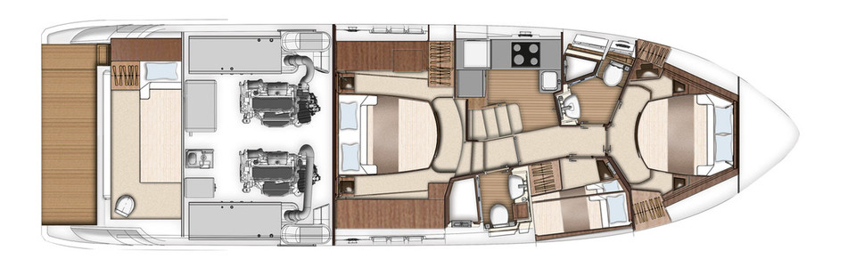 Azimut 50 Ponte Inferiore
