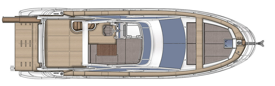 Azimut 50 Flybridge Deck