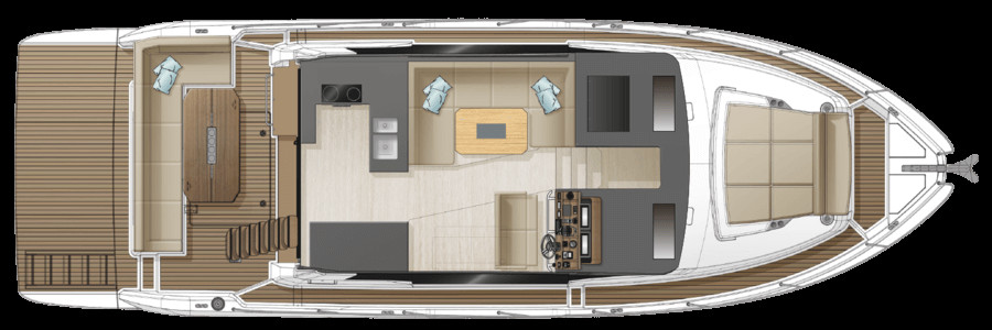 Sealine F430 Pont Principal