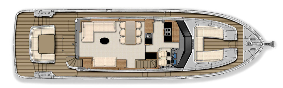 Azimut Magellano 66 Главная Палуба (Опционально)