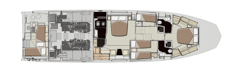 Azimut 66 Ponte Inferiore