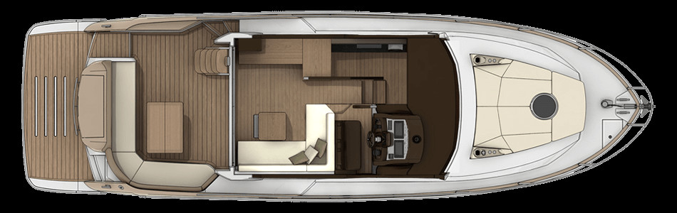 Sessa Fly 42 Hauptdeck