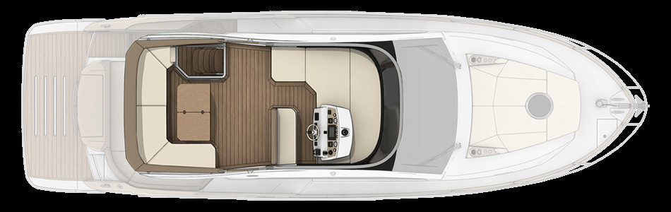 Sessa Fly 42 Flybridge Deck