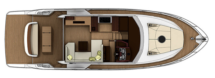 Sessa Fly 47 Main Deck (Optional)