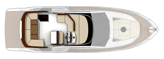 Sessa Fly 47 Flybridge Deck