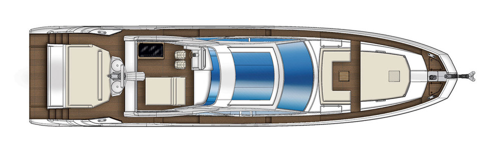 Azimut 77S Flybridge Deck