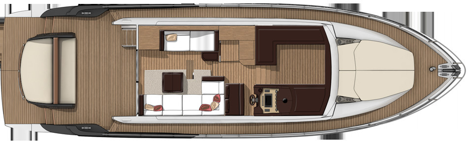 Sessa Fly 54 Main Deck (Optional)
