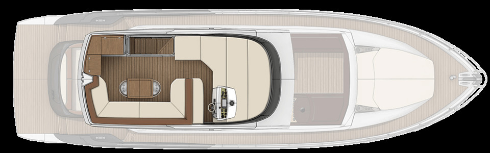 Sessa Fly 54 Flybridge Deck
