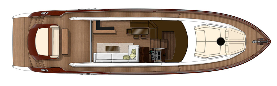 Sessa C 68 Hauptdeck