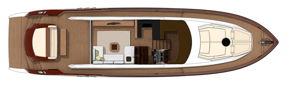 Sessa C 68 Hauptdeck (Optional)