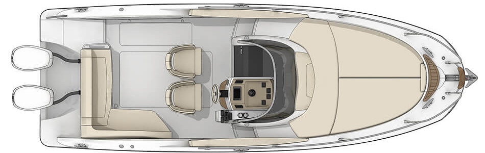 Sessa Key Largo 27 FB Главная Палуба