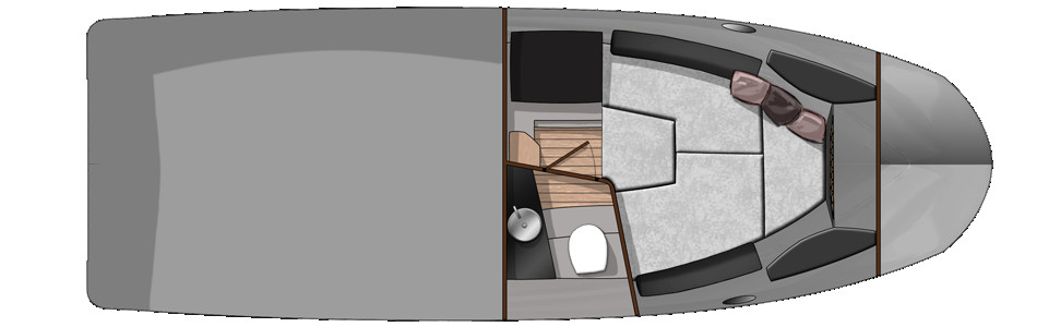 Sessa Key Largo 27 FB Нижняя Палуба