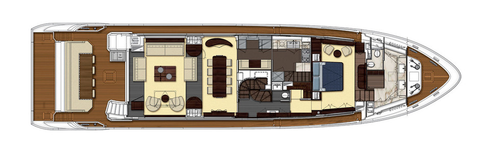 Azimut Grande 30 METRI Pont Principal