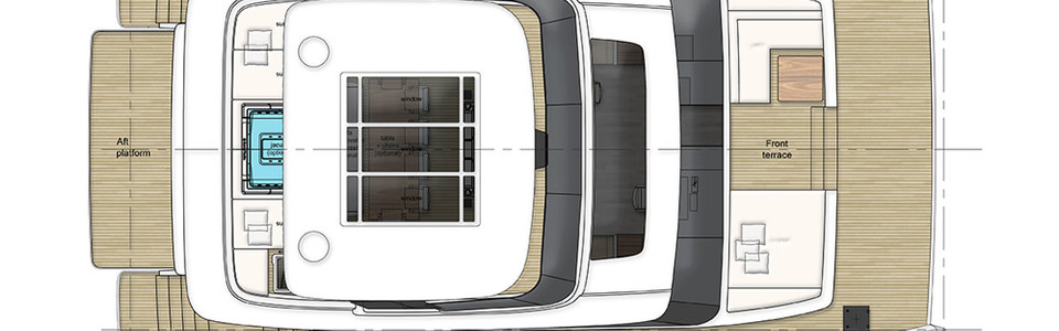 Sunreef 60 Power Вид Сверху