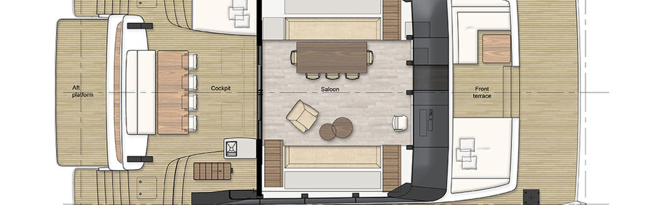 Sunreef 60 Power Cubierta Principal