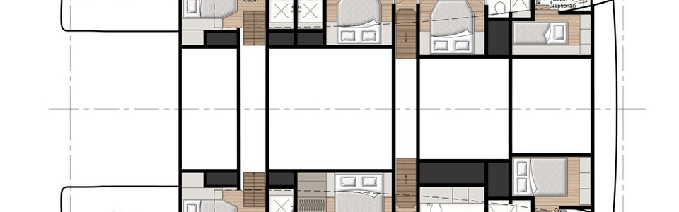 Sunreef 70 Power Lower Deck (Optional)