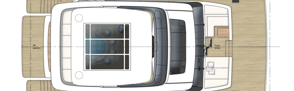 Sunreef 70 Power Вид Сверху 2