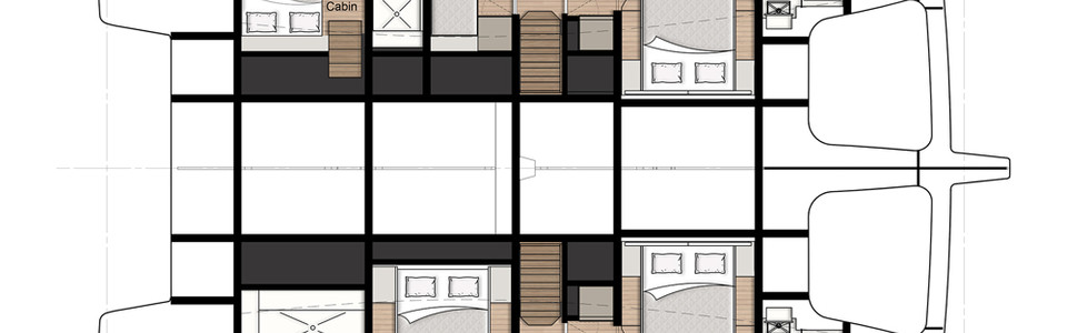 Sunreef 50 Нижняя Палуба (Опционально 3)
