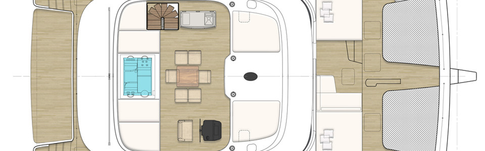 Sunreef 60 Флайбридж Палуба (Опционально 2)