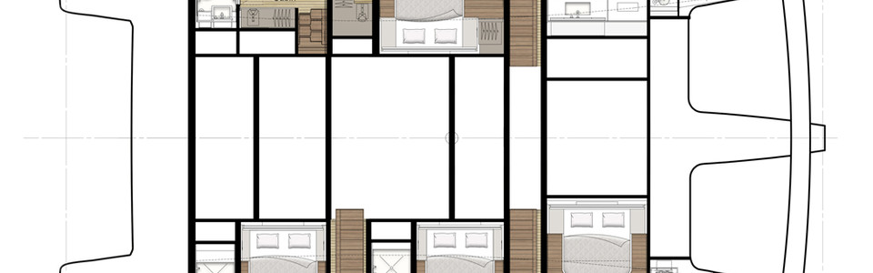 Sunreef 60 Ponte Inferiore (Opzionale)