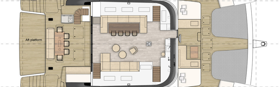 Sunreef 70 Главная Палуба