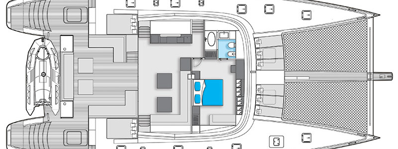 Sunreef 80 Carbon Line Главная Палуба
