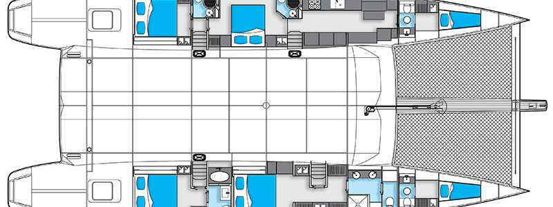 Sunreef 80 Carbon Line Lower Deck