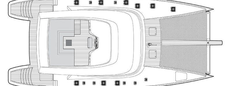 Sunreef 80 Carbon Line Flybridge Deck